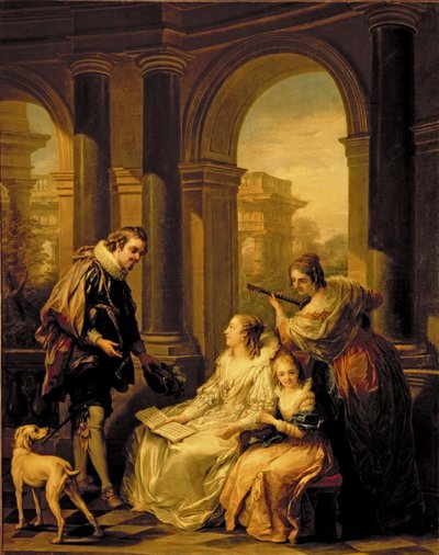 The Concert by Carle van Loo